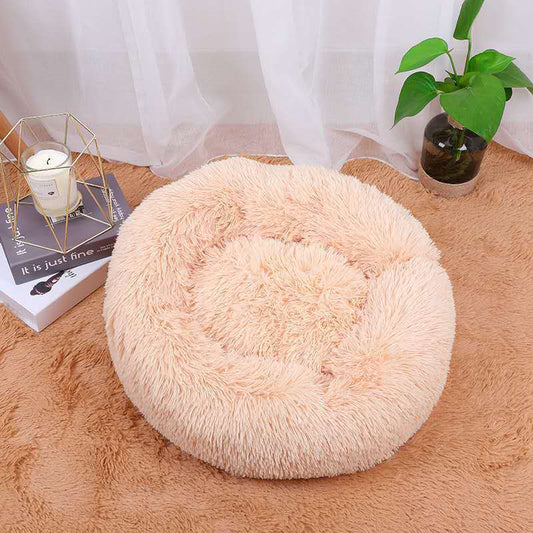 Fluffy Cloud Calming Pet Bed – Ultra-Soft & Cozy for Deep Sleep