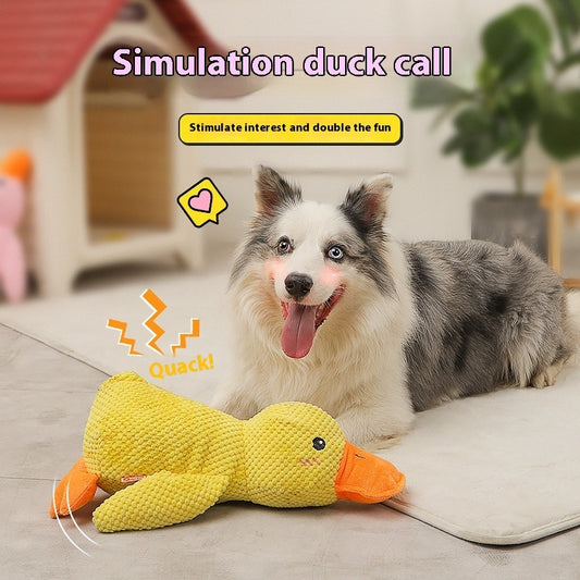 Durable Plush Dog Toy – Bite-Resistant & Soft Chew Companion