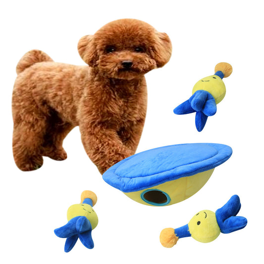 Interactive Plush Pet Vocal Toy – Soft & Squeaky Fun for Pets