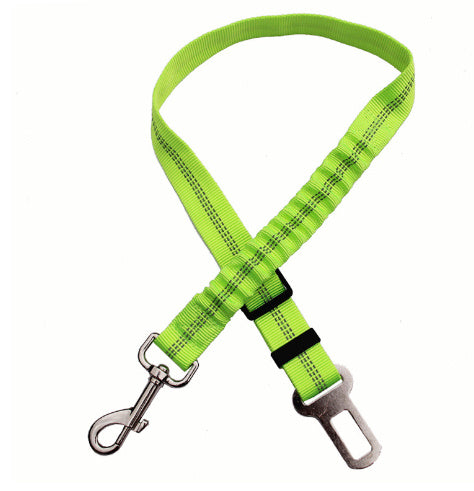 Pet Car Safety Seat Belt – Adjustable Traction Rope for Secure Travel